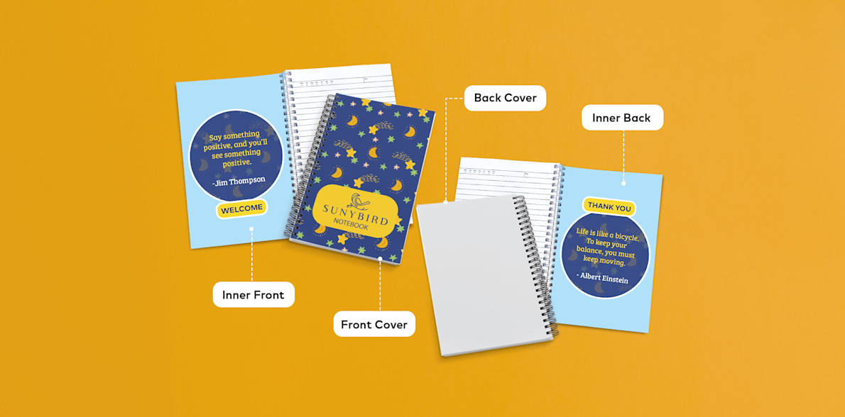 Notebook A4 Size VistaPrint